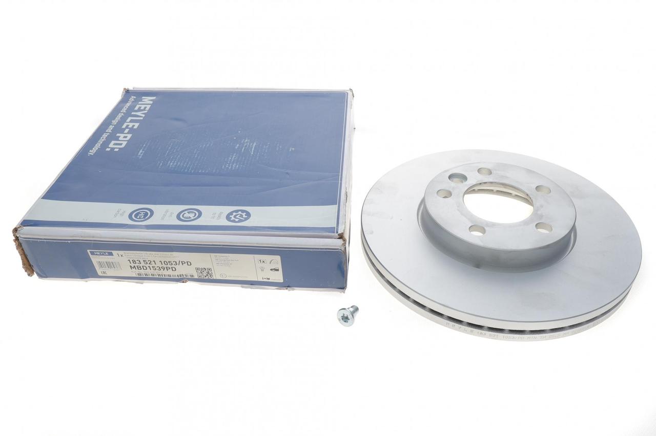 Диск гальмівний передній VW T5 (308x29.5) Platinum (Meyle) 183 521 1053/PD, фото 1