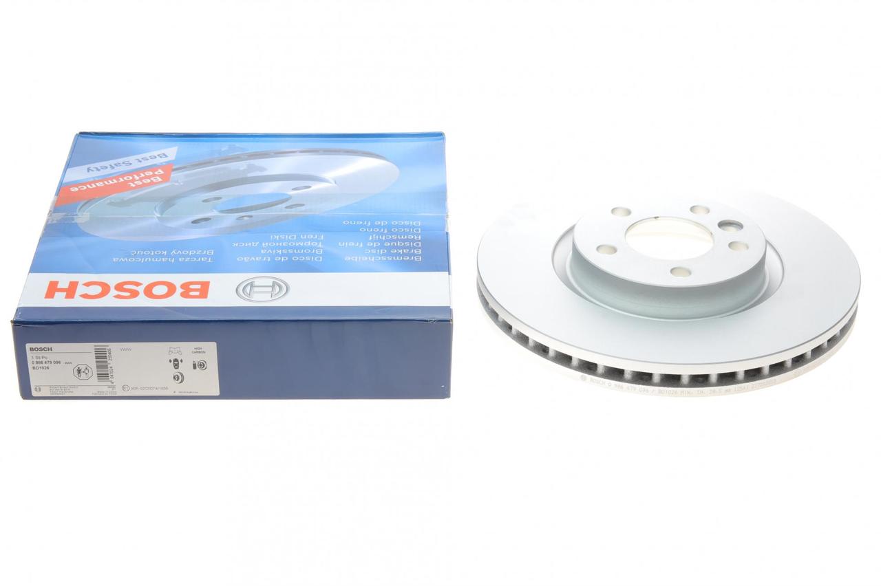 Диск гальмівний передній VW T5 03- (333x32.5) (вентилований) (Bosch) 0 986 479196, фото 1