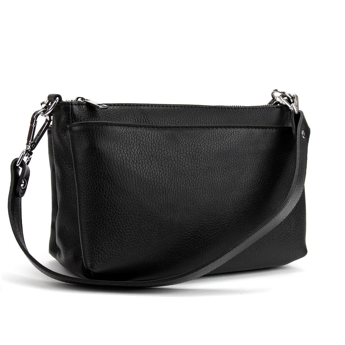 Жіноча шкіряна сумка Firenze Italy F-IT-052A чорна