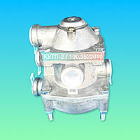 Кран керування гальмами причепа КамАЗ дводротовий КУТП-2/100.3522010