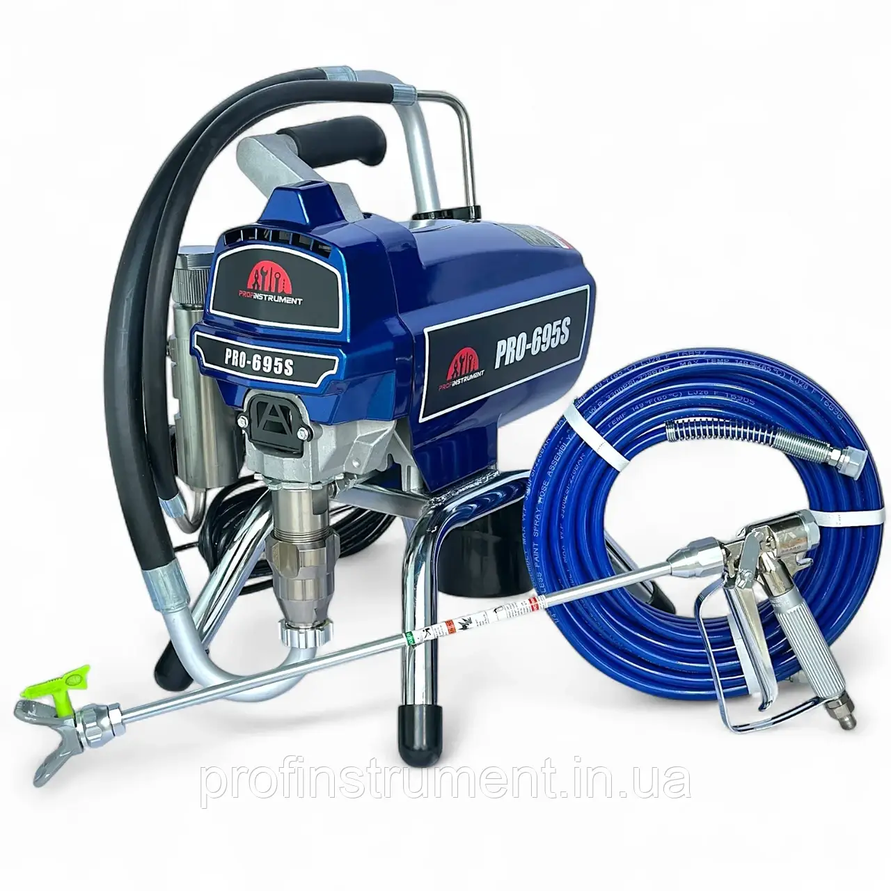 Поршневий безповітряний фарбувальний агрегат Profinstrument PRO-695S (3 л/хв 2800 Вт)