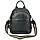 Шкіряний жіночий рюкзак Olivia Leather F-FL-NWBP27-8061A чорний, фото 5