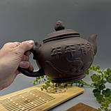 Великий чайник для чайної церемонії «Символ удачі» Коричневий (1000мл), фото 2