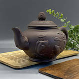 Великий чайник для чайної церемонії «Символ удачі» Коричневий (1000мл), фото 3