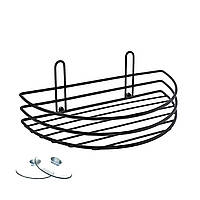 Полиця Lemax на 2-х присосках чорний нікель 26x13x8,5 см (EBA-10600 NF)