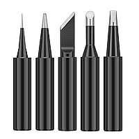 Набір жал для паяльника з 5 шт типу 900М, наконечники I, B, K, 2.4D, 3C