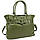 Жіноча шкіряна сумка Firenze Italy F-IT-7638OL оливкова, фото 3