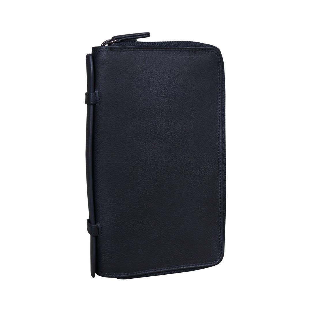 Шкіряний чоловічий клатч Tavinchi R-P-13115A чорний, фото 1