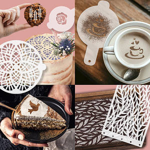 Трафарети для кави та кондитерських виробів