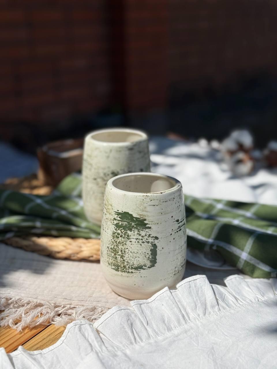 Тамблер Керамічний 370 мл MOSS, фото 1