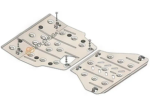 Захист двигуна Subaru Crosstrek (з 2022--) Кольчуга