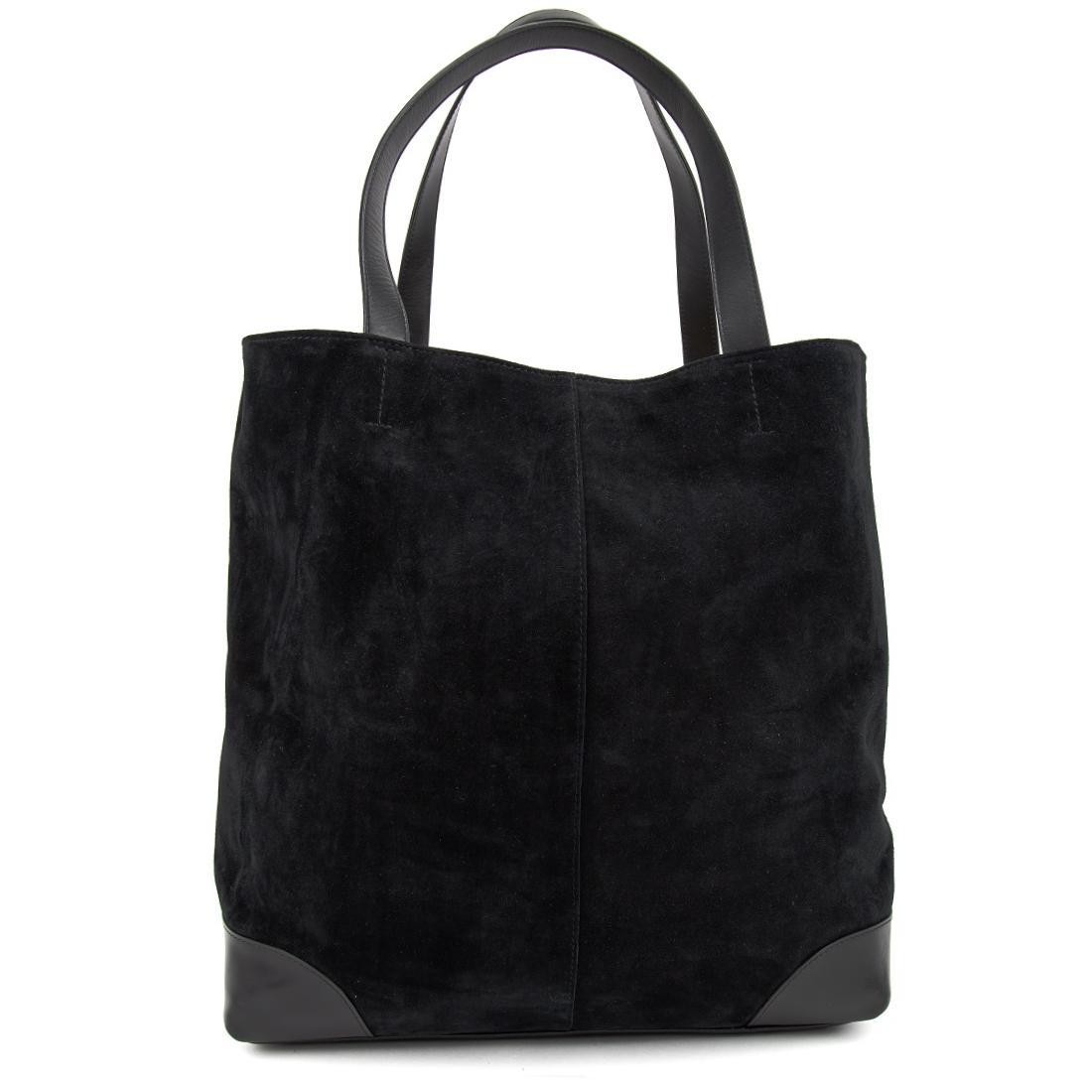 Замшевий жіночий шопер Klari CH-013A-Y чорний