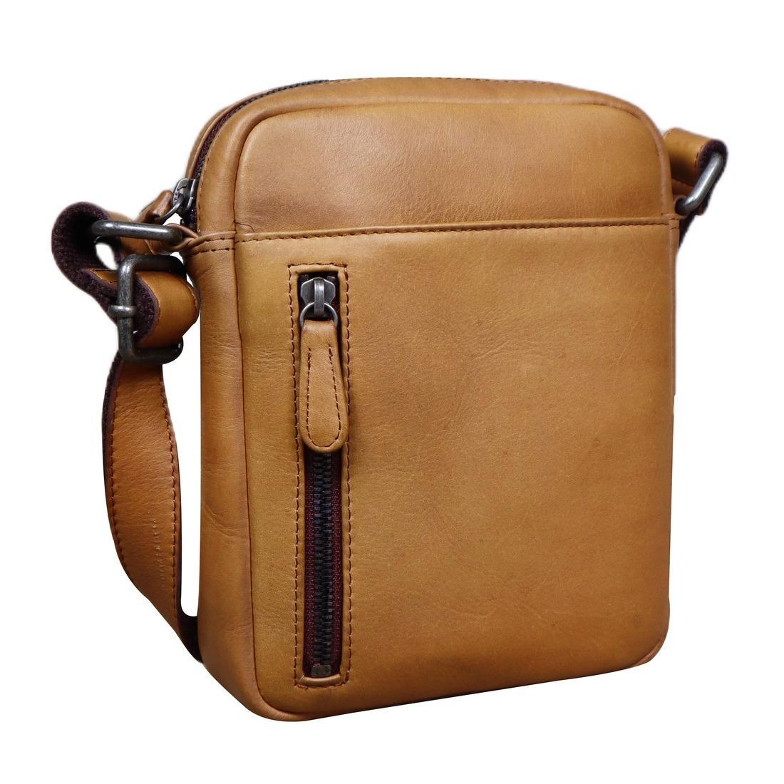 Сумка чоловіча шкіряна Tavinchi R-3169C руда