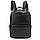 Чоловічий міський шкіряний рюкзак Тiding Bag A25F-131419A чорний, фото 3