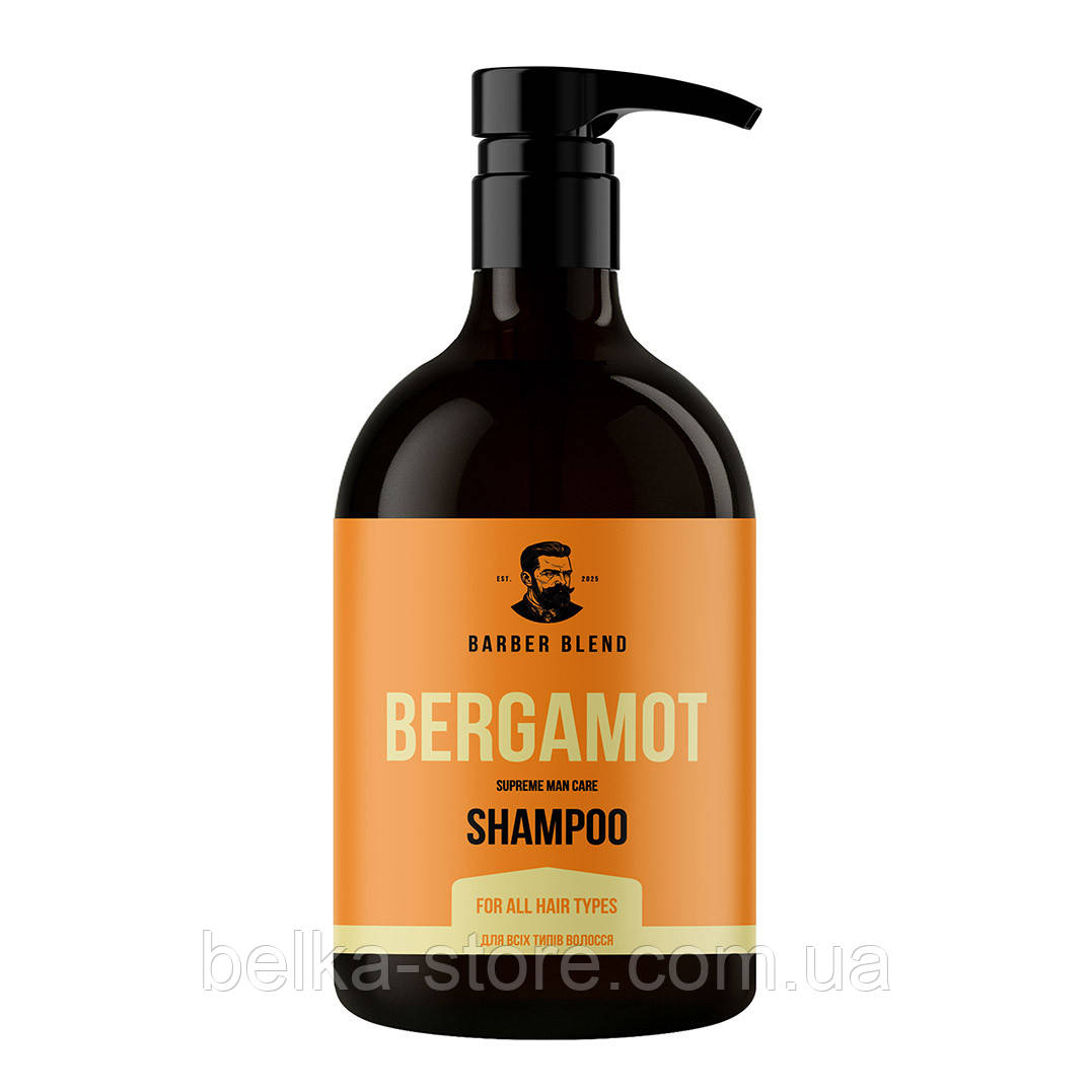 Шампунь для всіх типів волосся Bergamot BARBER BLEND, фото 1
