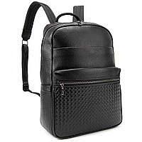 Чоловічий шкіряний рюкзак Tiding Bag A25F-2418A чорний