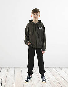 2220-6 Спортивний костюм на блискавці двонитка підліток (4 од: 36,38,40,42)