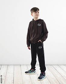2220-19 Спортивний костюм на блискавці двонитка підліток (4 од: 36,38,40,42)