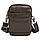 Сумка чоловіча шкіряна Tiding Bag 1631C коричнева, фото 3