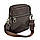 Сумка чоловіча шкіряна Tiding Bag 1631C коричнева, фото 5