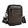 Сумка чоловіча шкіряна Tiding Bag 1631C коричнева, фото 9