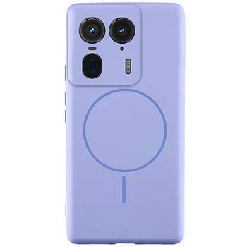 Чохол Silicone Cover Lakshmi Full Camera with MagFit для Motorola Edge 50 Ultra Бузковий