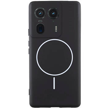Чохол Silicone Cover Lakshmi Full Camera with MagFit для Motorola Edge 50 Ultra Чорний