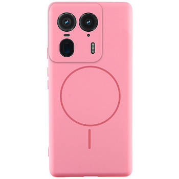 Чохол Silicone Cover Lakshmi Full Camera with MagFit для Motorola Edge 50 Ultra Рожевий