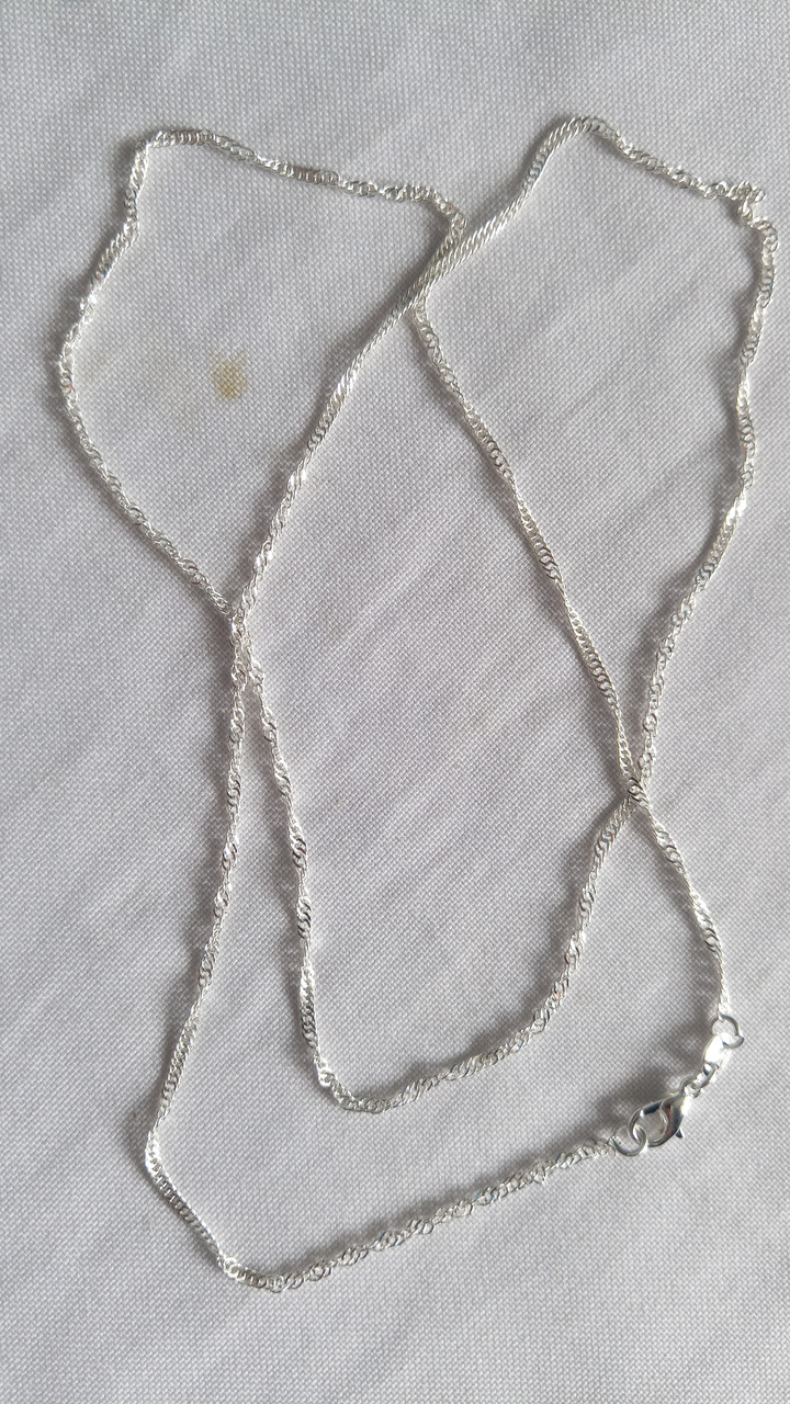 Ланцюжок для підвіски (60 см довжина, 2,4 г маса, 1 мм ширина), фото 1