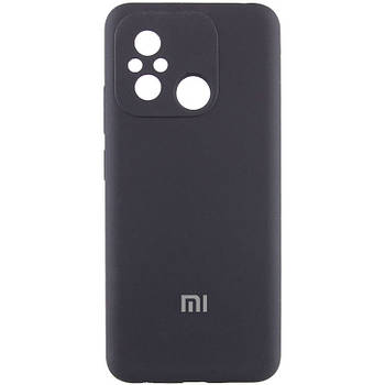 Чохол Silicone Cover Lakshmi Full Camera для Xiaomi Redmi 12C / Poco C55 Чорний
