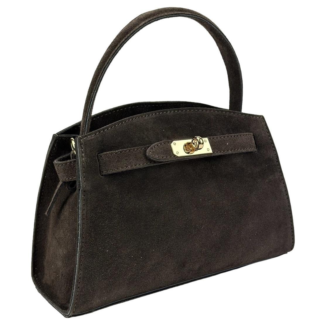 Сумка жіноча замшева Firenze Italy F-IT-8877DB шоколадна