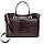 Шкіряна жіноча сумка Firenze Italy F-IT-5454DB-CR шоколадна, фото 3