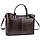 Шкіряна жіноча сумка Firenze Italy F-IT-5454DB-CR шоколадна, фото 6