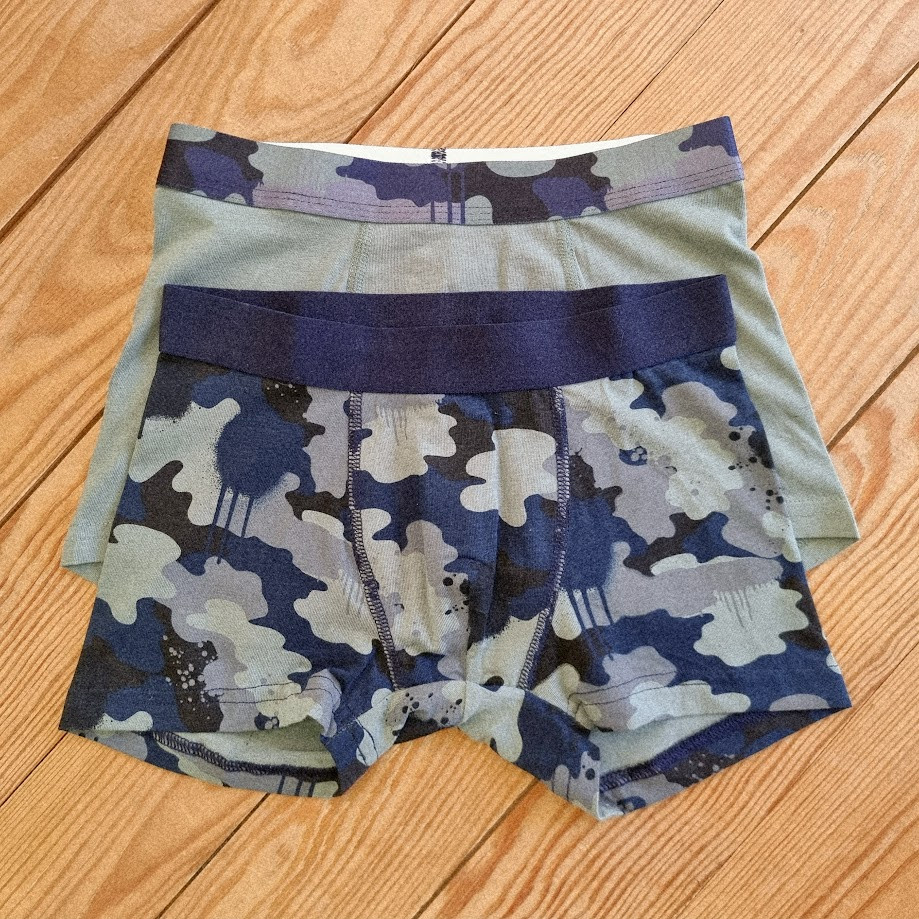 Труси-боксери для хлопчика C&A, 2 штуки, зріст 122-128 (7-8 років), колір хакі