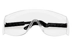 Окуляри захисні Intertool регульовані вушка полікарбонат прозорі (SP-0098)