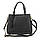 Офісна жіноча шкіряна сумка Firenze Italy F-IT-8705A чорна, фото 2