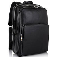 Чоловічий шкіряний рюкзак для ноутбуку Tiding Bag NM11-184A чорний
