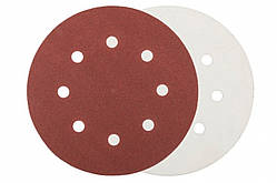 Круг шліфувальний на липучці Mastertool 125мм x Р36 x 8 отворів (5шт) (08-2503-H)