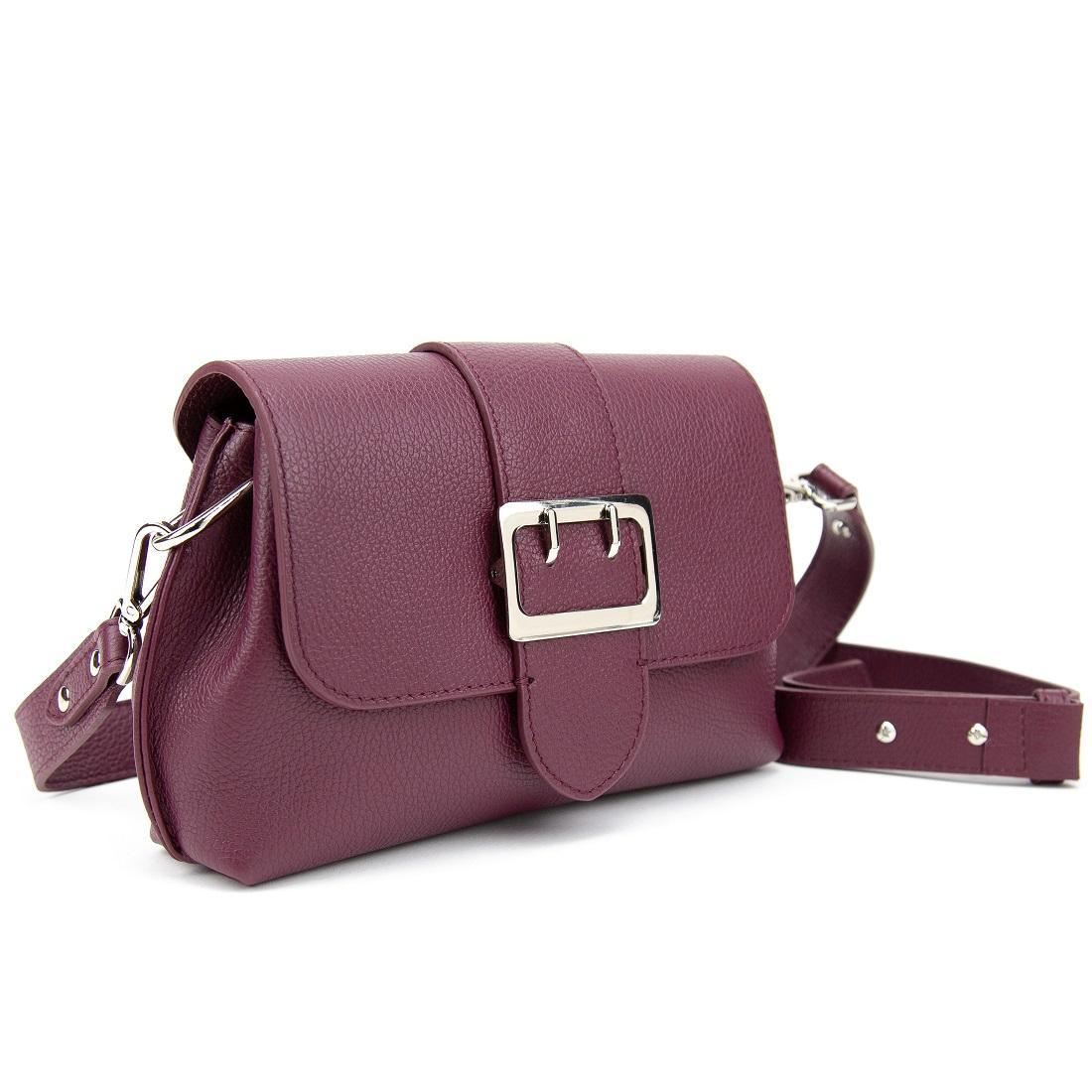 Жіноча шкіряна сумочка Firenze Italy F-IT-98105BO бордова