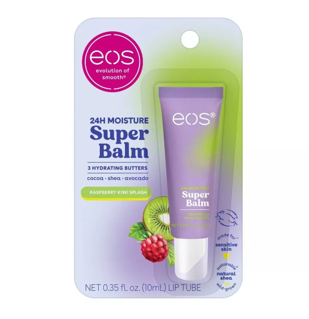 Бальзам для губ EOS 24H Moisture Super Balm 10ml Raspberry Kiwi Splash, фото 1