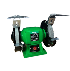 Верстат шліфувальний Helper HBG-380 380 Вт 150 мм точильний станок з абразивними кругами A36 A60