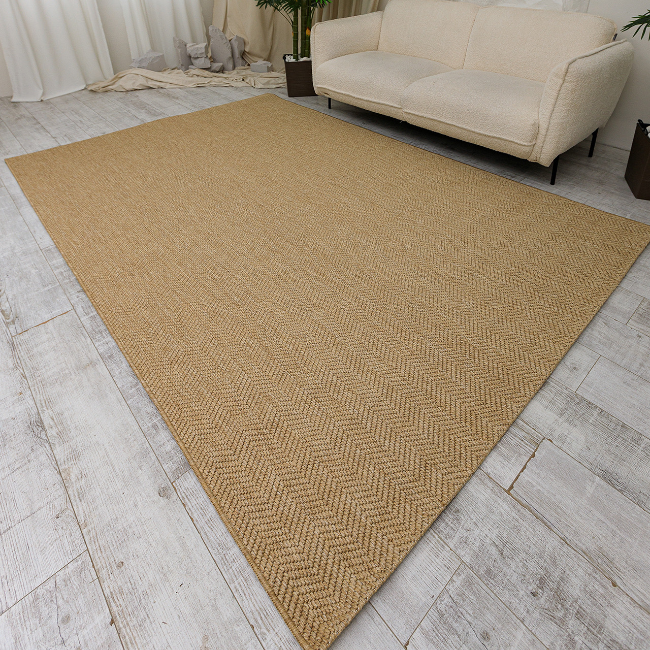 Килим NATURA B3672G 1,6Х2,3 Коричневий прямокутник