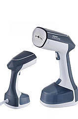 Ручний вертикальний відпарювач з насадкою-щіткою для одягу та штор Zepline ZP-204 2500Вт синій