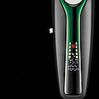 Акумуляторна машинка для стрижки 2600 мАг + 6 насадок, VGR V-010 / Бездротовий тример для стрижки, фото 3