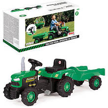 Машина-каталка на педалях "Трактор з причепом" 8053