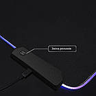 Ігрова поверхня Карта з RGB-підсвіткою 80*30 см. Килимок для мишки великий із підсвіткою, фото 4