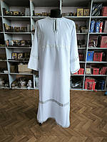 Стихар білий із габардину, довжина 150 см