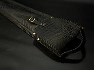 Набір 6-ти шампурів з дерев'яною ручкою "Мисливський" (у шкіряному закритому сагайдаку), фото 3