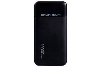 Зарядний павербанк Grunhelm GP-26AB 10000 mAh потужна мобільна батарея
