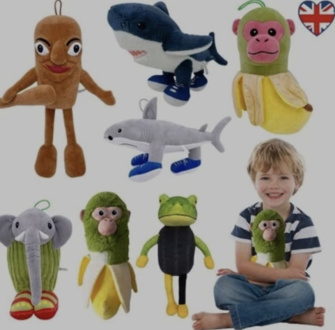 Tung Tung Sahur Plush Toy Italian Brainrot Wooden Stick Plush Tralalero Traala м'які іграшки Тралалеро, фото 1